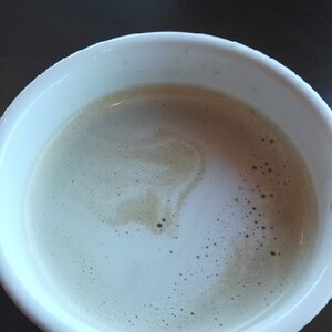 緑茶で★ほうじ茶ラテ